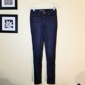The Limited 4 Long Dark Denim Skinny Jean